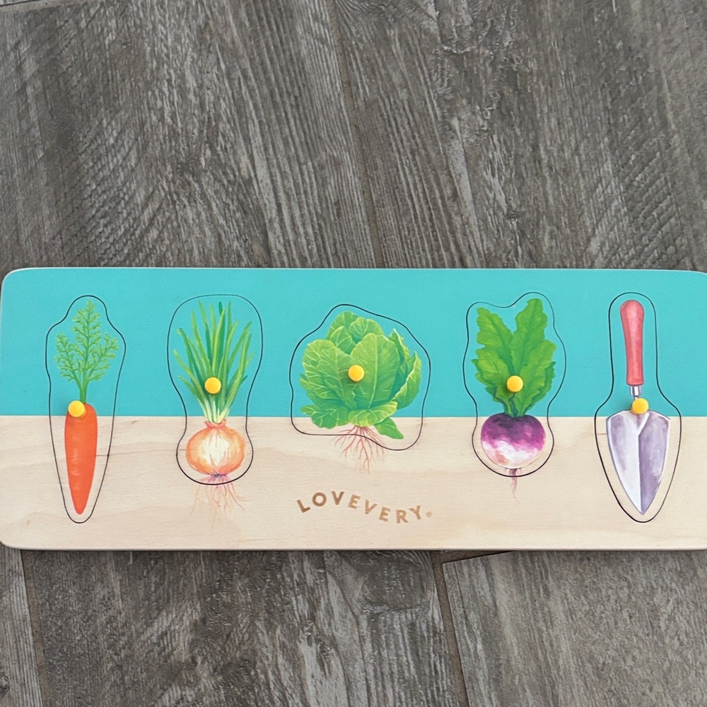 Lovevery Wooden Vegetable Puzzle